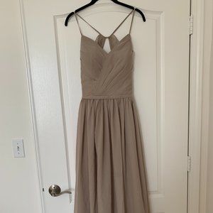 KF Bridal Bridesmaid Dress B14025 - Sand - HAS POCKETS